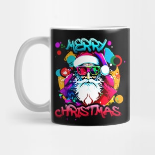 Cool Santa Claus Swag  - Merry Christmas - Winter Graphic Graffiti Art - Holiday Gift Mug